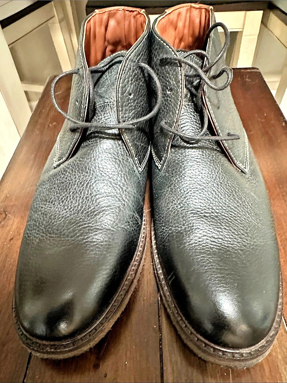 Johnston & Murphy Copeland Chukka Boots Black US 10.5